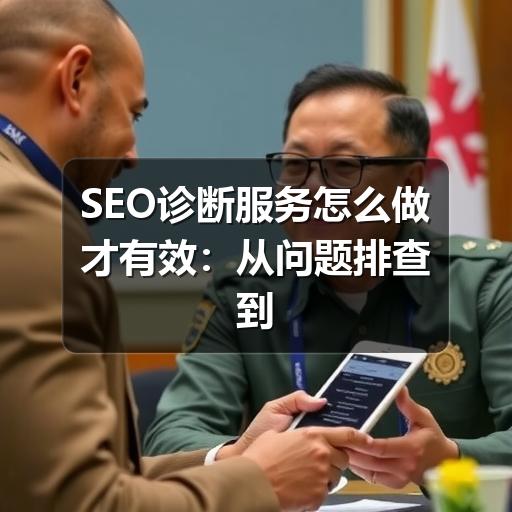 SEO诊断服务怎么做才有效:从问题排查到优化落地(图3) SEO诊断服务怎么做才有效:从问题排查到优化落地