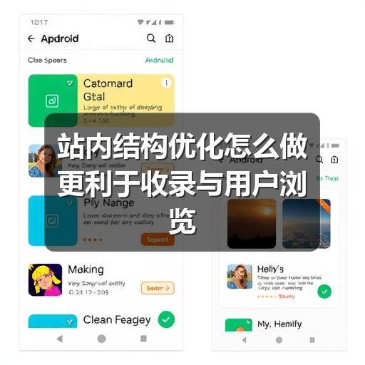 站内结构优化怎么做更利于收录与用户浏览
