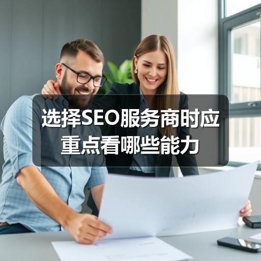 选择SEO服务商时应重点看哪些能力(图3) 选择SEO服务商时应重点看哪些能力