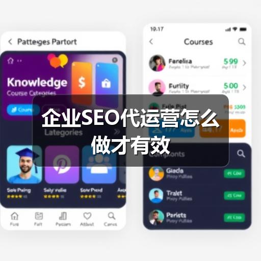 企业SEO代运营怎么做才有效